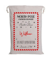 North Pole Express Delivery Custom Santa Sack