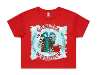 Gangsta Wrapper AS Colour Women’s Crop Tee