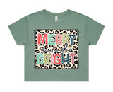 Merry & Bright AS Colour Women’s Crop Tee