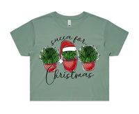 Succa For Christmas AS Colour Women’s Crop Tee