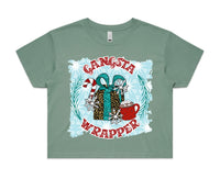 Gangsta Wrapper AS Colour Women’s Crop Tee