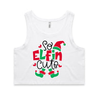 So Elfin’ Cute AS Colour Women’s Crop Singlet