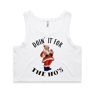 Doin’ It For The Ho’s AS Colour Women’s Crop Singlet