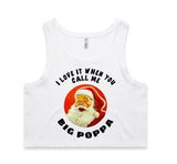 Call Me Big Poppa AS Colour Women’s Crop Singlet