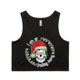 So Freaking Merry AS Colour Women’s Crop Singlet