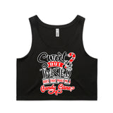 Sweet But Twisted AS Colour Women’s Crop Singlet