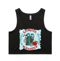 Gangsta Wrapper AS Colour Women’s Crop Singlet