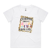 Christmas With My Gnome Girls AS Colour Women’s Cube Tee