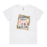 Christmas With My Gnome Girls AS Colour Women’s Cube Tee