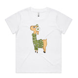 Ugly Sweater Crew Llama AS Colour Women’s Cube Tee