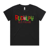 Rudolph Is My Bestie AS Colour Women’s Cube Tee