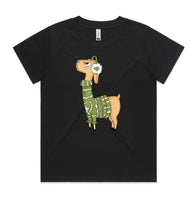 Ugly Sweater Crew Llama AS Colour Women’s Cube Tee