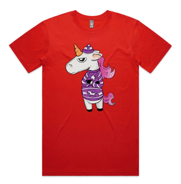 Ugly Sweater Crew Unicorn AS Colour Plus Size Staple Tee