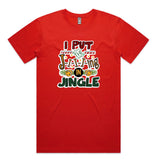 I Put The Jing In Jingle AS Colour Plus Size Staple Tee