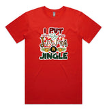 I Put The Jing In Jingle AS Colour Staple Tee