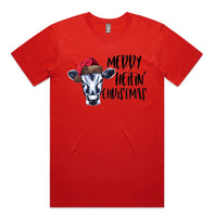 Merry Heifin’ Christmas AS Colour Plus Size Staple Tee