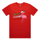 Merry Flockin’ Christmas Flamingo AS Colour Staple Tee