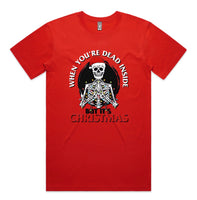 Dead Inside But It’s Christmas AS Colour Staple Tee