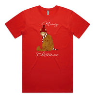 Merry Christmas Cat AS Colour Staple Tee