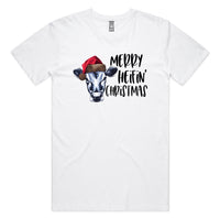 Merry Heifin’ Christmas AS Colour Plus Size Staple Tee