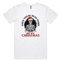 Dead Inside But It’s Christmas AS Colour Plus Size Staple Tee