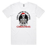 Dead Inside But It’s Christmas AS Colour Staple Tee