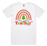 Very Merry Teacher AS Colour Staple Tee