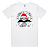 Merry Slothmas AS Colour Staple Tee