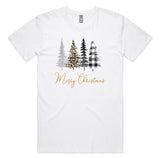 Merry Christmas Styled Trees AS Colour Plus Size Staple Tee