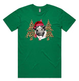 Christmas Heifer with Cheetah Trees AS Colour Plus Size Staple Tee