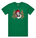 Christmas Heifer with Cheetah Trees AS Colour Staple Tee