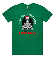 Dead Inside But It’s Christmas AS Colour Plus Size Staple Tee