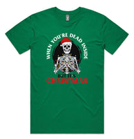 Dead Inside But It’s Christmas AS Colour Staple Tee