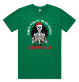 Dead Inside But It’s Christmas AS Colour Staple Tee