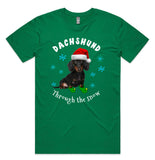 Dachshund Through The Snow  AS Colour Staple Tee