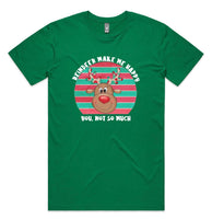 Reindeer Make Me Happy AS Colour Plus Size Staple Tee