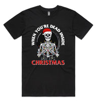 Dead Inside But It’s Christmas AS Colour Staple Tee