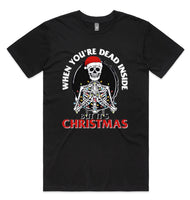 Dead Inside But It’s Christmas AS Colour Plus Size Staple Tee