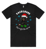 Dachshund Through The Snow  AS Colour Plus Size Staple Tee