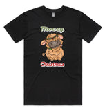 Mooey Christmas Baby Highland Cow AS Colour Staple Tee