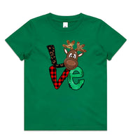 Reindeer LOVE AS Colour Kids Staple Tee