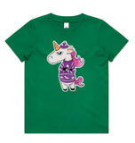 Ugly Sweater Crew Unicorn AS Colour Youth Staple Tee