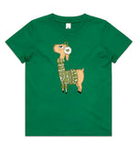 Ugly Sweater Crew Llama AS Colour Kids Staple Tee