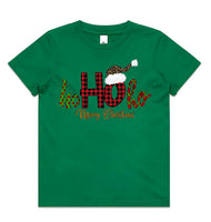 Ho Ho Ho Merry Christmas AS Colour Kids Staple Tee