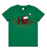 Ho Ho Ho Merry Christmas AS Colour Kids Staple Tee