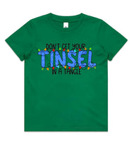 Don’t Get Your Tinsel In A Tangle AS Colour Kids Staple Tee