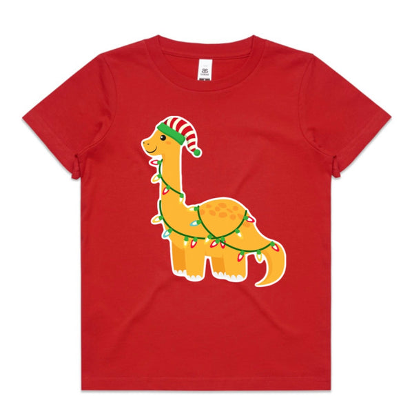 Yellow Dinosaur AS Colour Kids Staple Tee