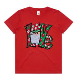 LOVE Santa AS Colour Youth Staple Tee