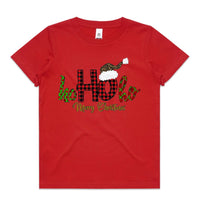 Ho Ho Ho Merry Christmas AS Colour Youth Staple Tee