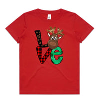 Reindeer LOVE AS Colour Kids Staple Tee